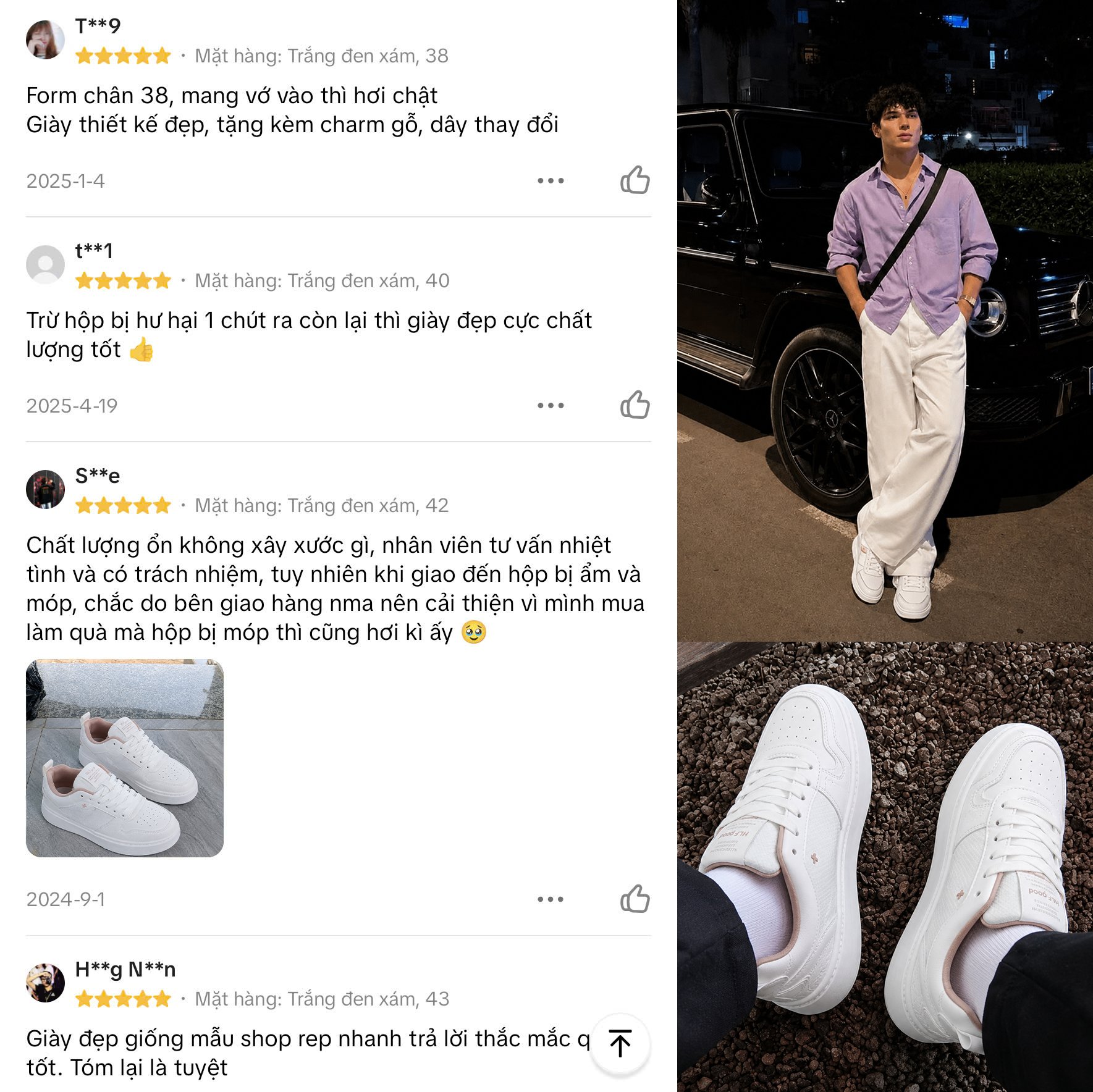 Đánh giá thật giày BR607 - 3